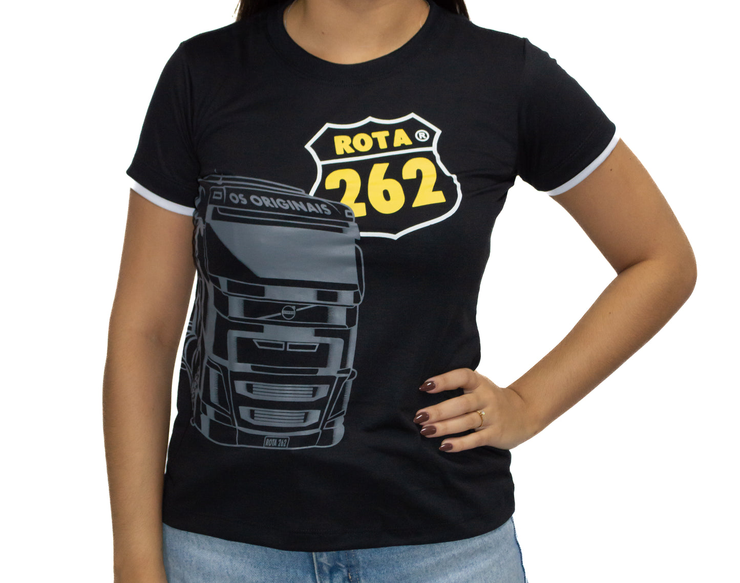 CAMISA FEMININA VOLVO FH ROTA 262