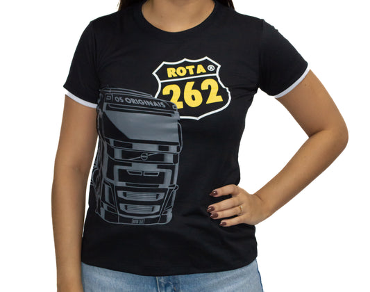 CAMISA FEMININA VOLVO FH ROTA 262