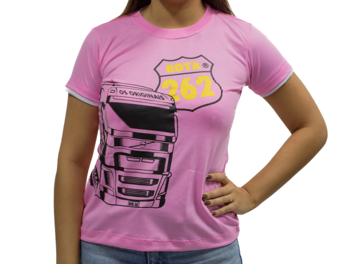 CAMISA FEMININA VOLVO FH ROTA 262