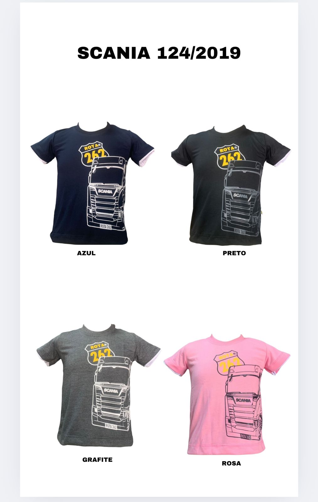 CAMISA INFANTIL SCANIA 124/2019