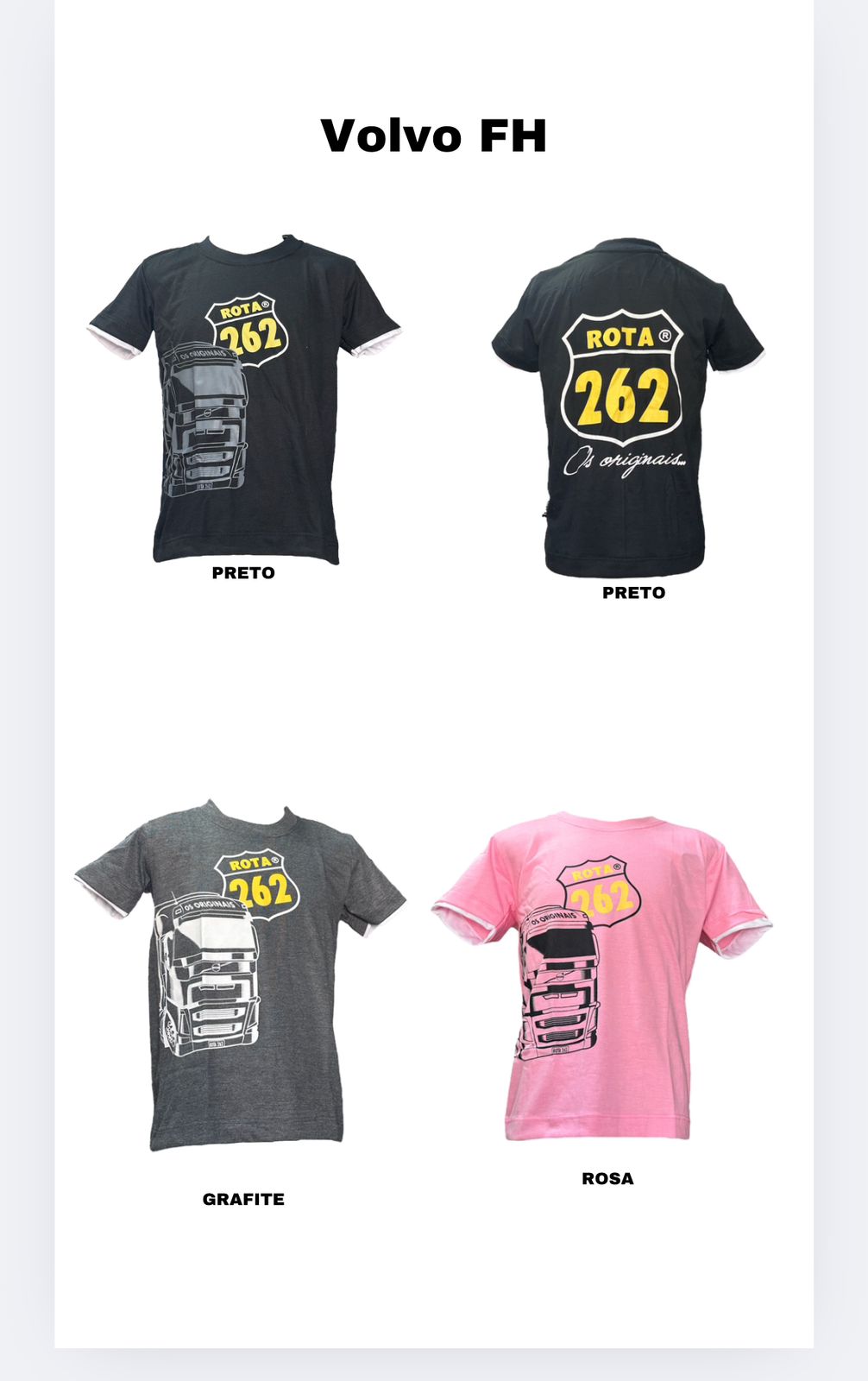 CAMISA INFANTIL VOLVO FH